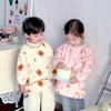 2025 Fall/Winter Unisex Fleece Smock for Kids: Reversible Baby Bib and Eating Wear