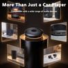 Tragbarer CD-Player für Auto mit USB-Anschluss und Bluetooth TX, Externer Auto-CD-Player Plug and Play Verlustfreie Klangqualität