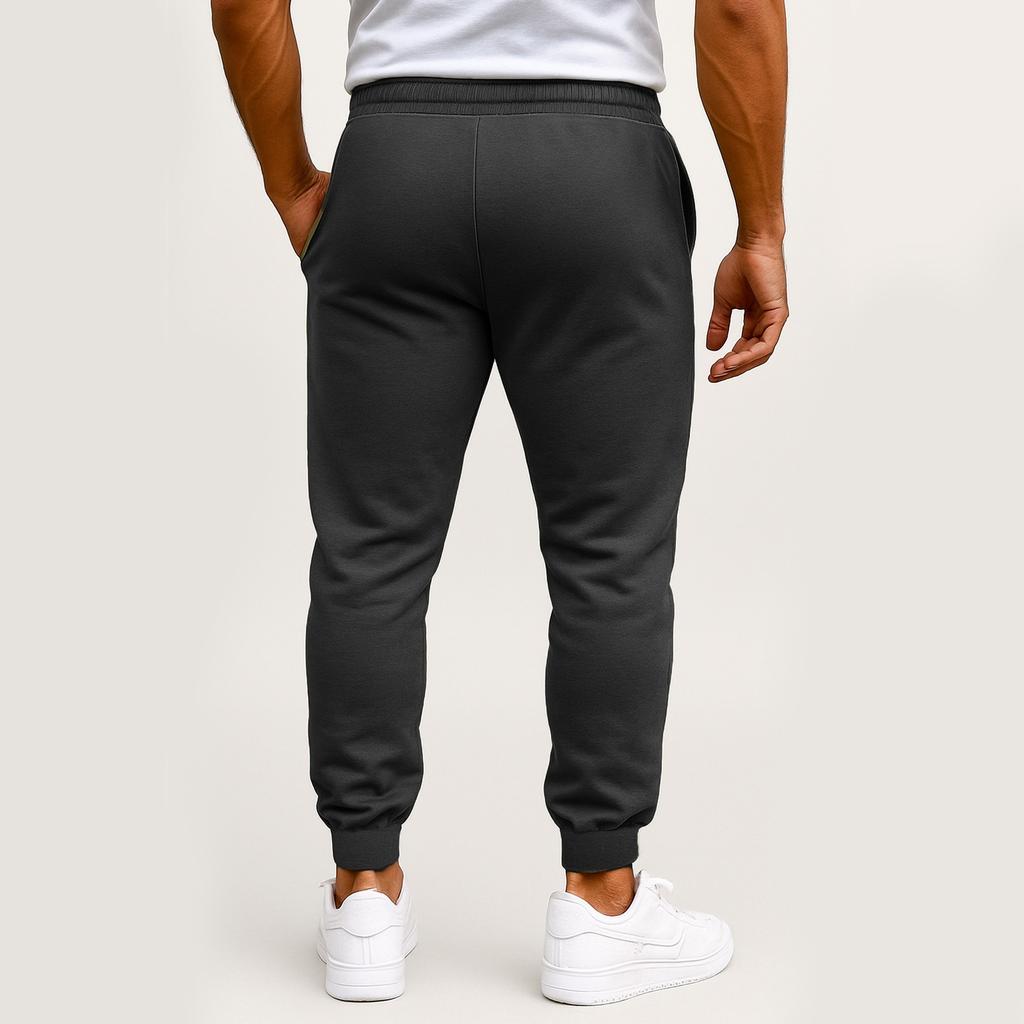 Men's Multi-color Sports Pants, Men's Spring Casual Loose Leg Tied Long Pants