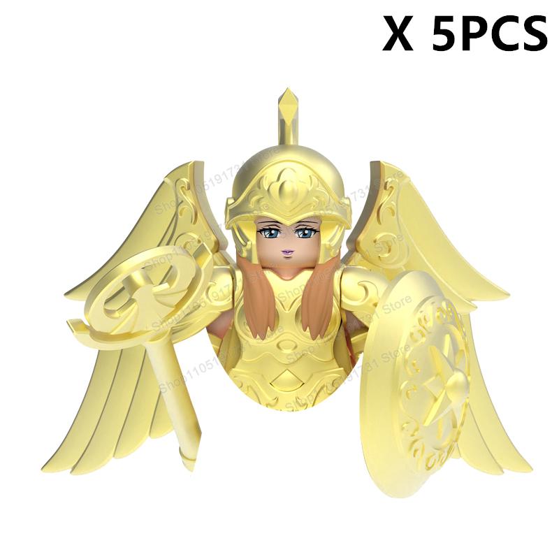 NEW Saint Seiya Athena building blocks dolls Model Bricks Anime Cartoon Action Figures Puzzle Toy Ornament Birthday Gifts