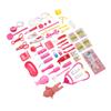 Doctor Toy Educational Kids Doctor Playset Parent Child Interaction Role Playing Toys Medical Kit for Girls Toddlers Roseate