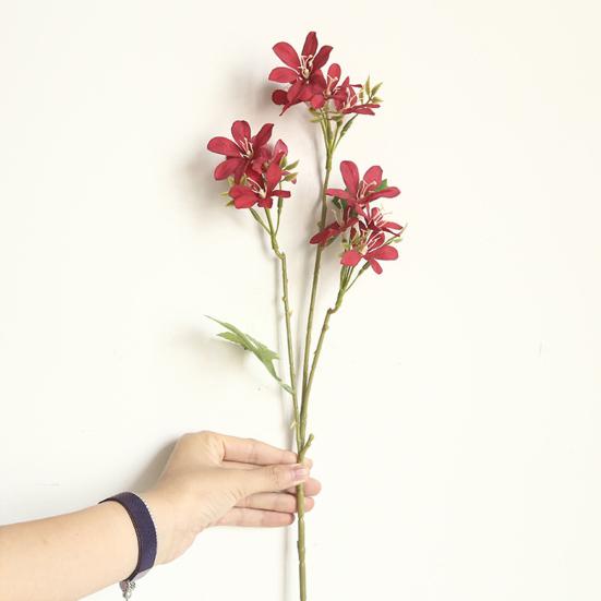 1Pc Artificial Flower Freesia Garden DIY Stage Party Home Wedding Craft Decor