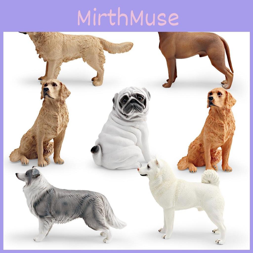 Simulated Shiba Inu Golden Retriever And Border Collie Pet Dog Model Ornament