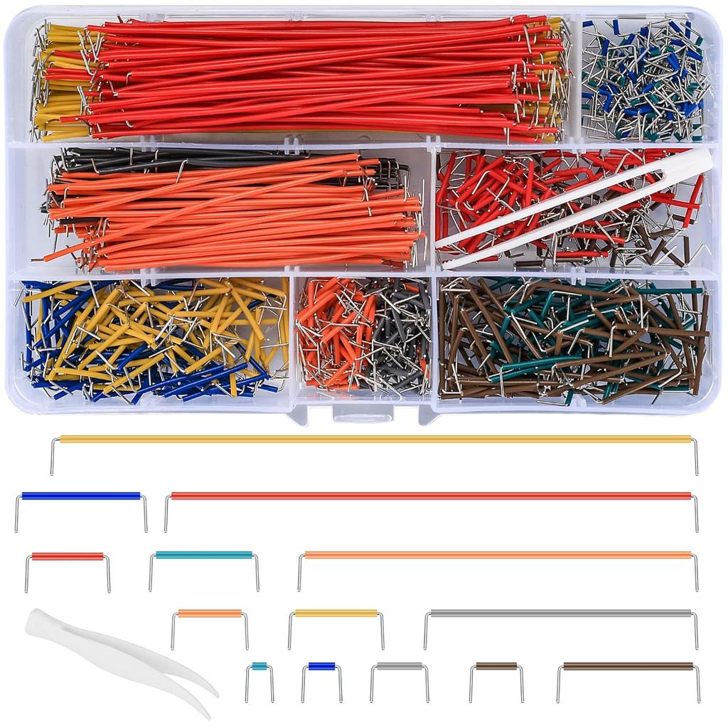 2-125 Mm Breadboard Jumper Wire Kits, PCB Circuit Boards Jumper Wire Cables Assortment Kits with 14 Different Lengths, for Breadboard Prototyping