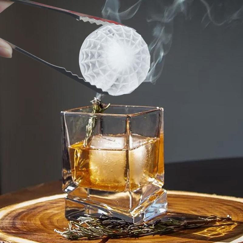 2 Pack Creative Geometric Ice Cubes Molds Silicone Ice Ball Tray For Cocktails Whiskey Nonstick Kitchenwares