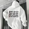 The Best-selling Christian God Print Hoodie Is a High-quality, Casual and Fashionable Hoodie for Men, a Street Harajuku Top