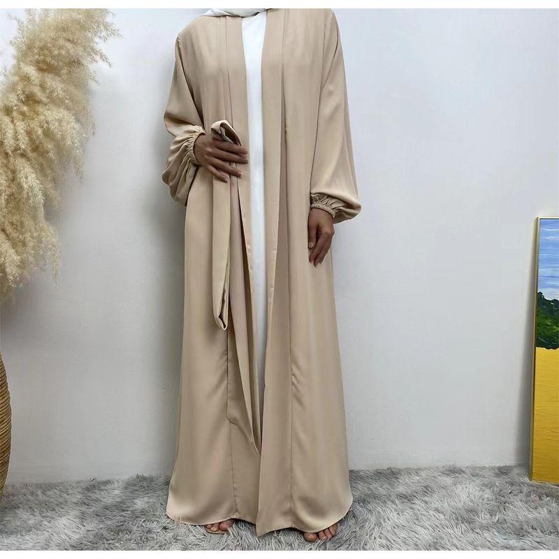 

Ближний Восток Новинка Однотонное платье-кардиган на шнуровке Однотонное платье-кардиган на шнуровке Shallow apricot M