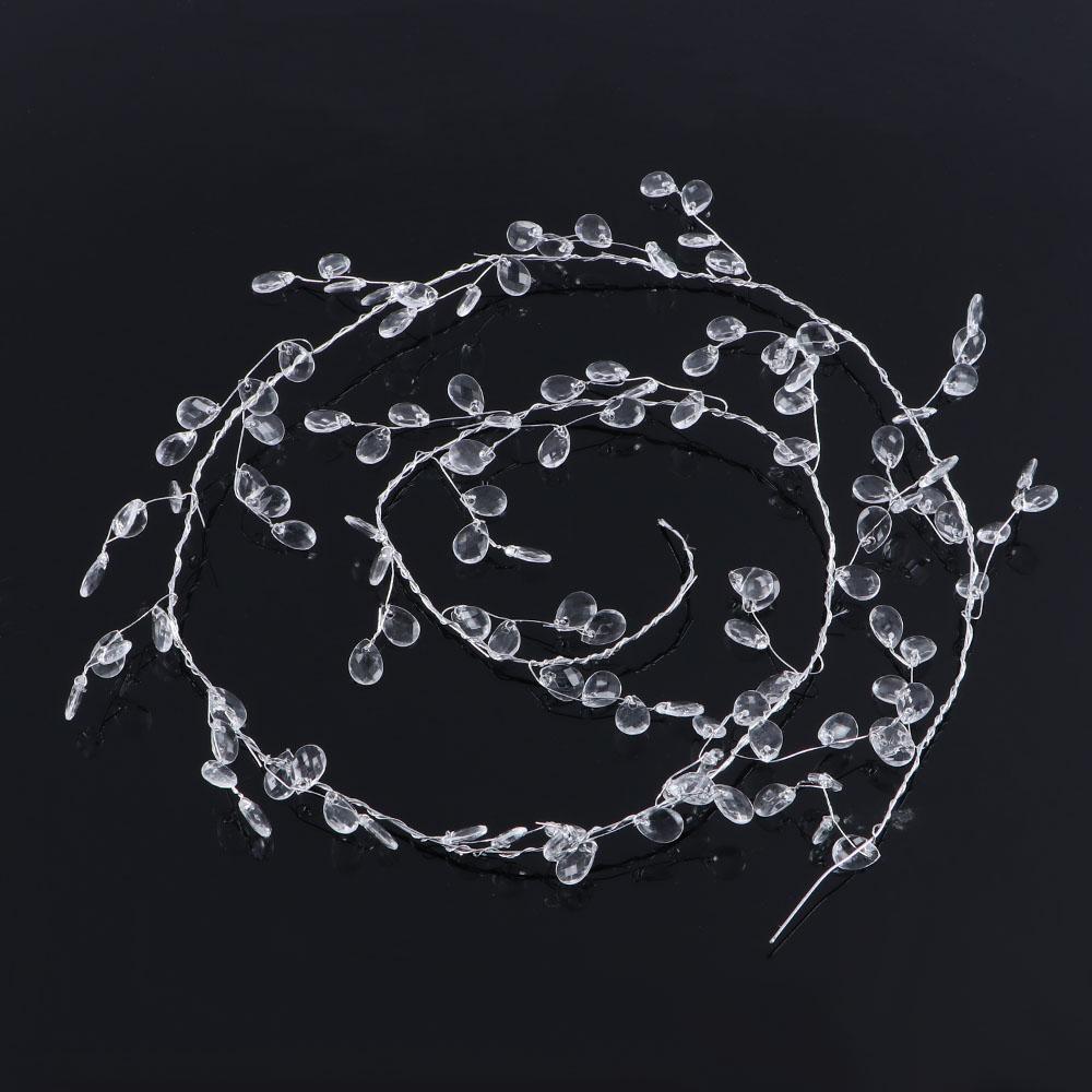 Party Decor Acrylic Droprain Wedding Decoration Headdress String Diamond Beaded Beaded Garlands Curtain Garland Crystal Beads