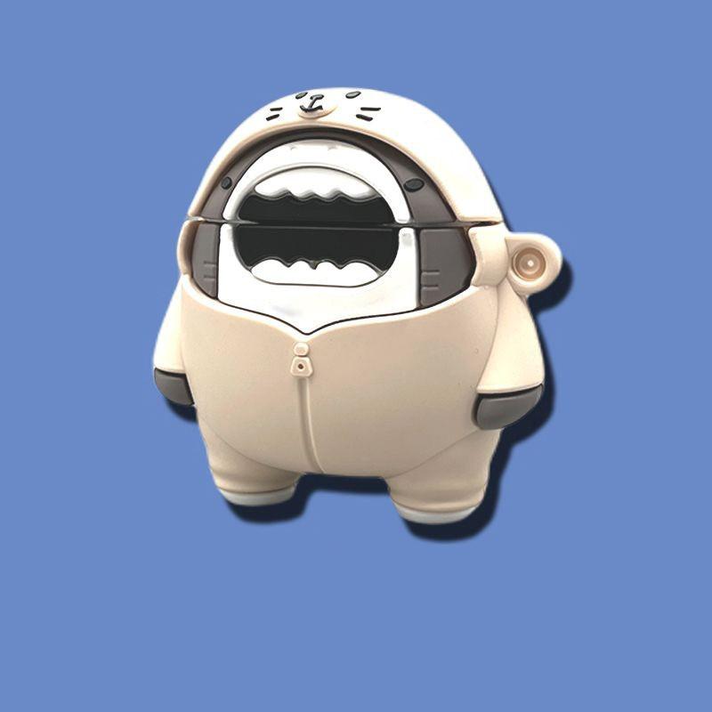 3D-Silikon für OPPO Enco Air-Hülle, Cartoon-Silikon-Schutzhülle für die drahtlose Bluetooth-Kopfhörerhülle von oppo Enco Air2