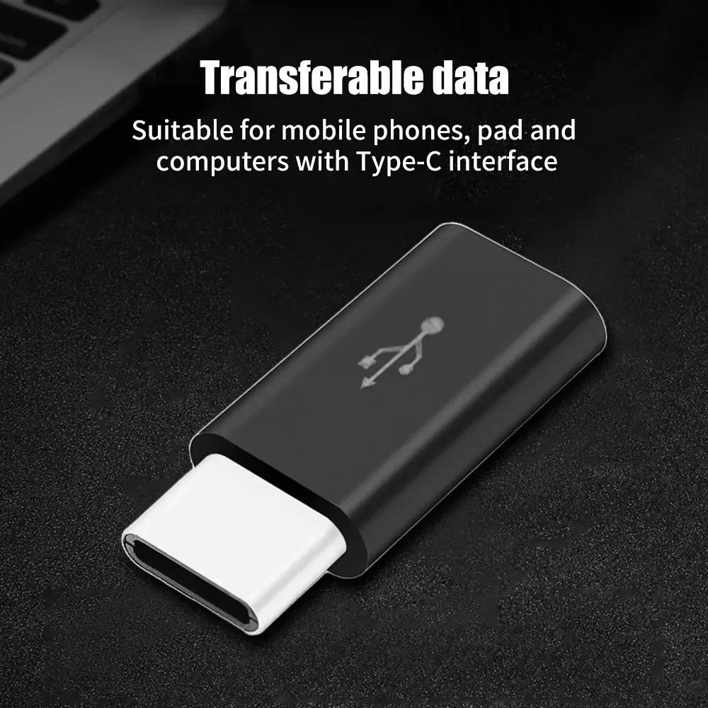1/10PCS Micro USB Female To Type C Male Adapter for Android Huawei Xiaomi Google TypeC Micro USB Charger Converter OTG Adapter