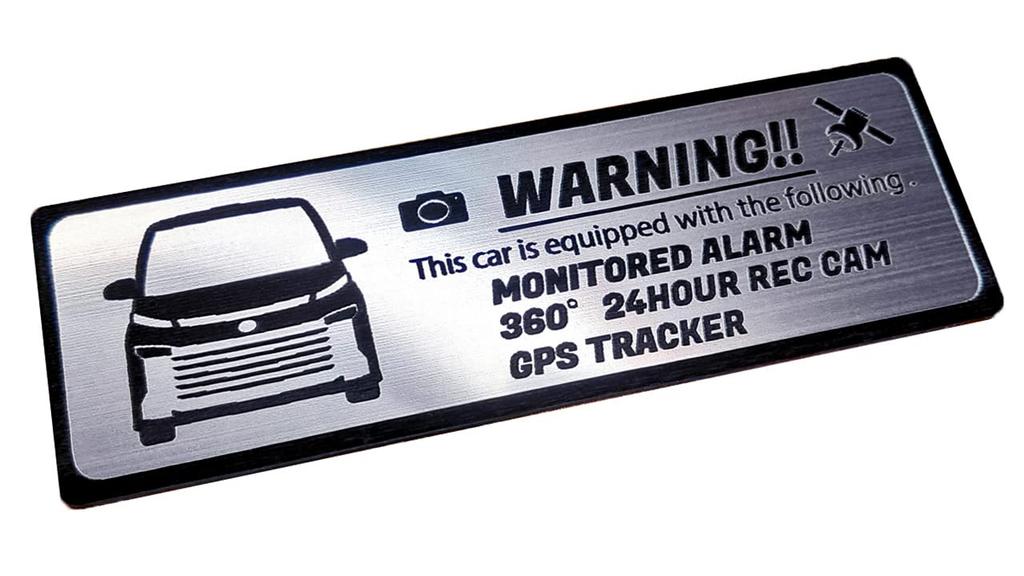 [Honami Works] VOXY 90 Series Security Emblem 24-Hour Surveillance Drive Recorder GPS Tracker Sticker