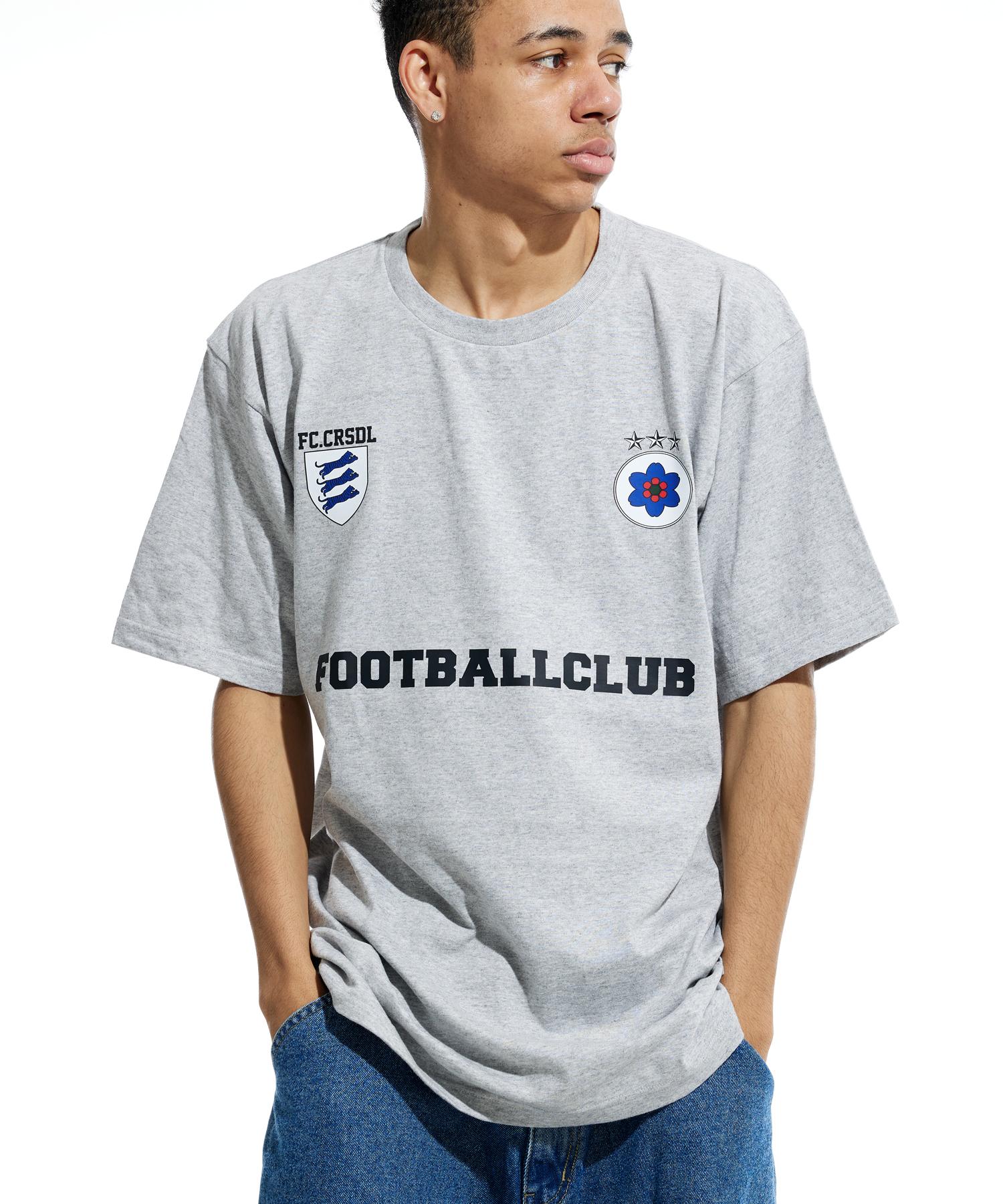 Cream Soda Lab Fc Short Sleeve T-Shirt Gray Black L