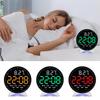 Multifunctional Electronic Clock LED Alarm Clock Soft High-definition Display Light Function Electronic Simple Night Clock K5M9