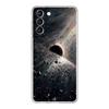 Transparent Phone Case Cover for Samsung Galaxy S25 S24 S23 S22 S20 S21 FE Ultra S25 Edge Plus 5G Capas Universe Starry Sky Moon