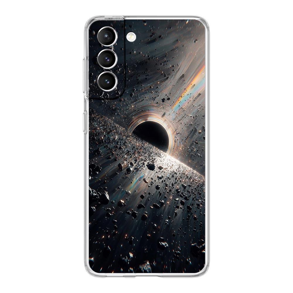 Transparent Phone Case Cover for Samsung Galaxy S25 S24 S23 S22 S20 S21 FE Ultra S25 Edge Plus 5G Capas Universe Starry Sky Moon