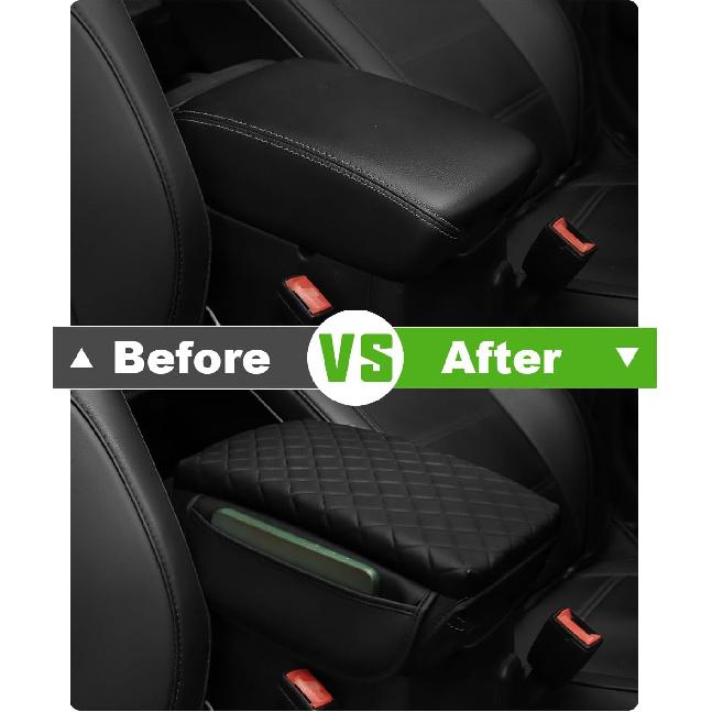 For 2024 2025 Jeep Wrangler JL 2018- Center Console Cover For Jeep Gladiator JT -2025 Armrest Cover Jeep Accessories Arm Rest Pad Console Cushion Lid