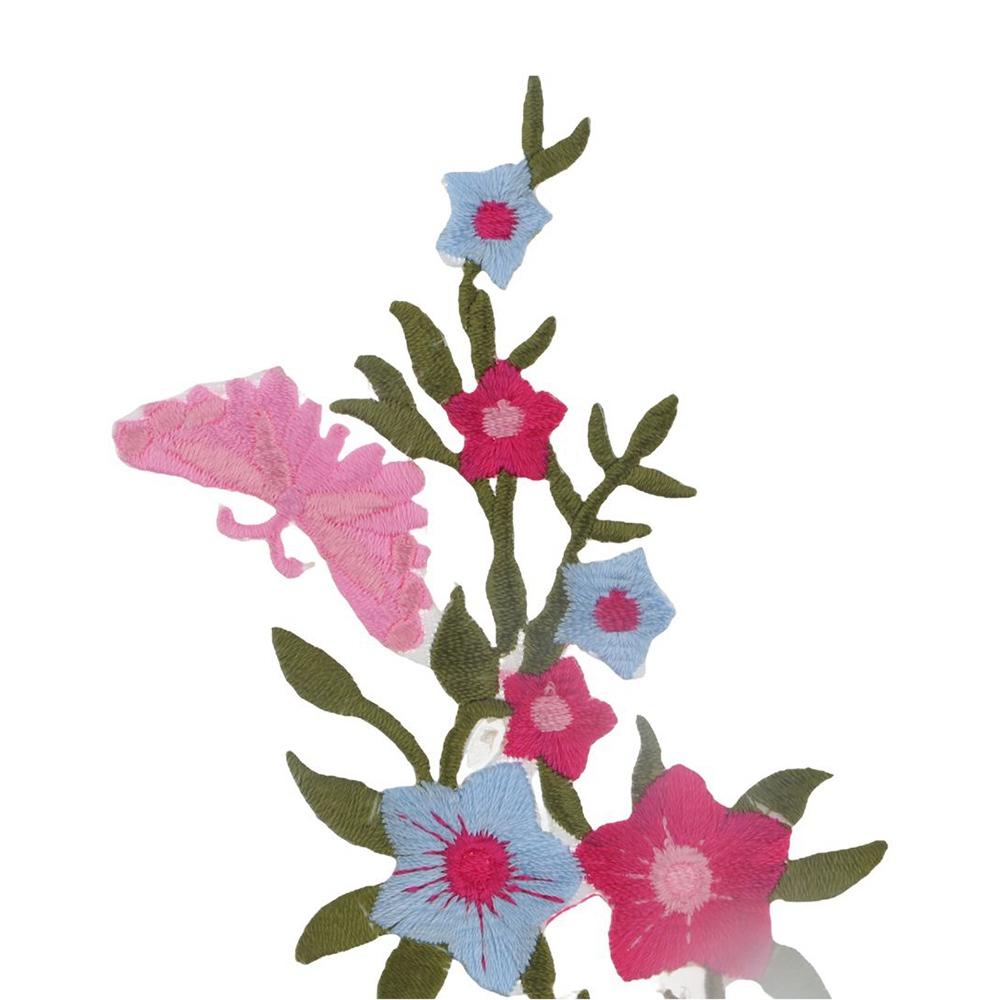 Cheongsam With Adhesive Butterfly Sewing Repair Applique Patch Fabric Sticker Clothing Embroidery