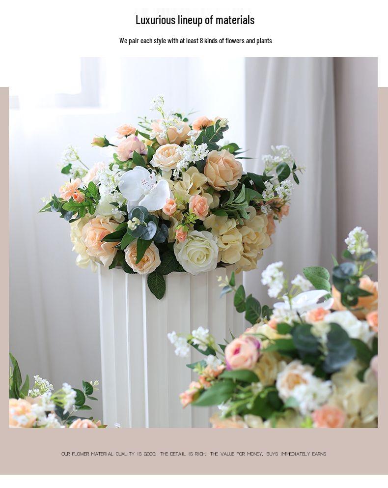 Artificial Silk Floral Centerpieces & Aisle Markers for Weddings, Events, and Displays