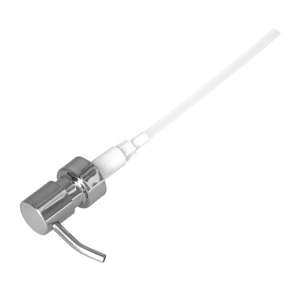 304 Stainless Steel Soap Dispenser Pump Head Silver Pump Head Bottle Pump Replacement  Hotel