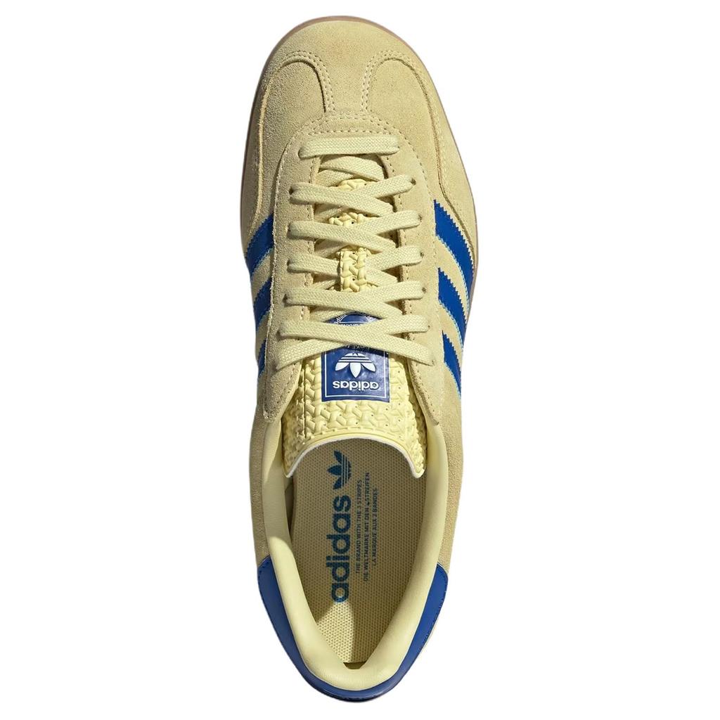 Adidas Originals Gazelle Indoor Powder Yellow Royal Blue