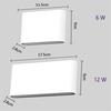Ultra-thin Waterproof Outdoor Wall & Stair Light for Hallway, Living Room, Bedroom, Balcony, Courtyard