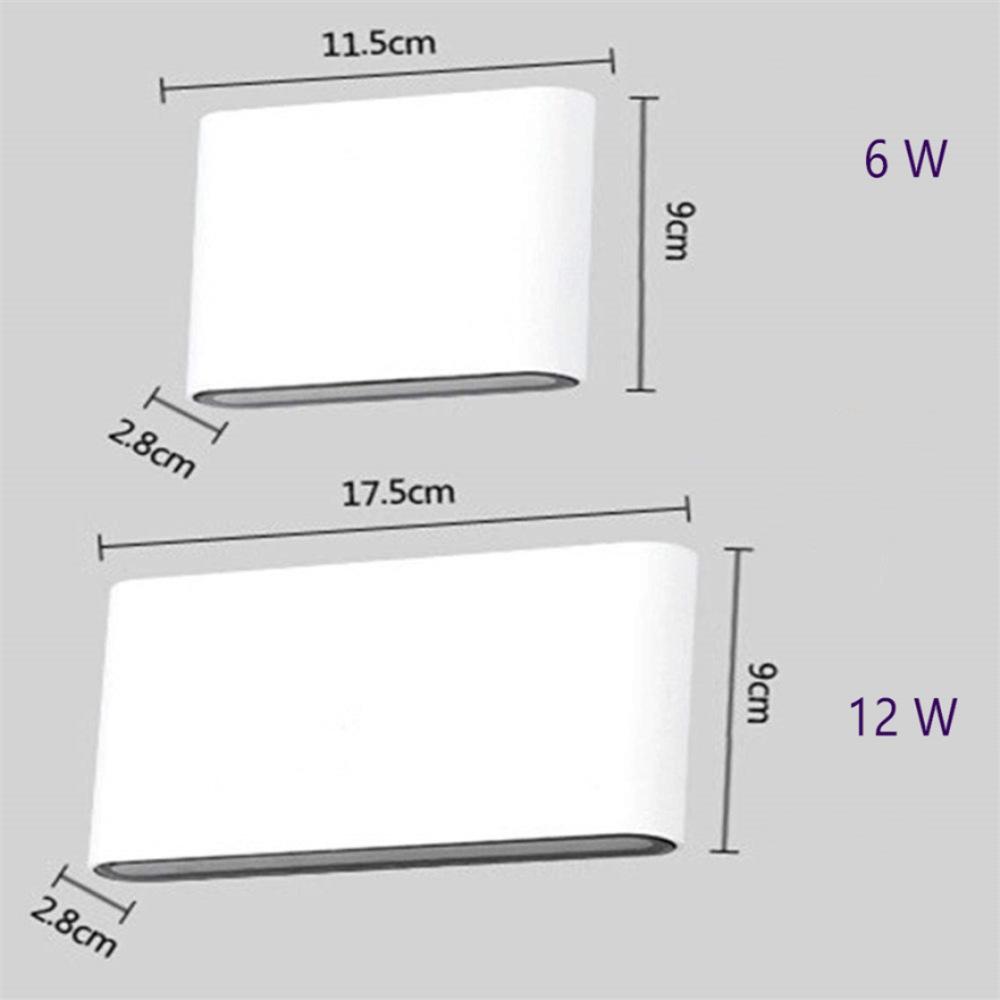 Ultra-thin Waterproof Outdoor Wall & Stair Light for Hallway, Living Room, Bedroom, Balcony, Courtyard