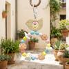 Wooden Parrot Swing Hanging Bird Perch Bird Chew Toy Birdcage Pet Accessory for Cockatiels Lovebirds Budgerigars