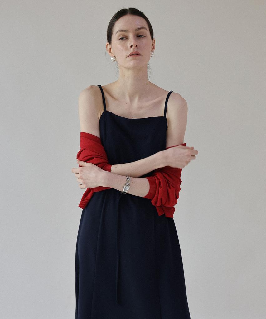 Keullaepeu Summer Wool Long Dress_Navy