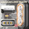 Motorcycle Mini LED Turn Signal Lights Amber Flowing Directional Signal Lamp Intermitentes Moto For Kawasaki Yamaha Cafe Racer
