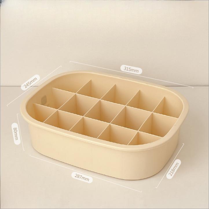 Underwear Storage Box Household Drawer Type 3-in-1 Socks Storage Student Dormitory Personal Clothing Box