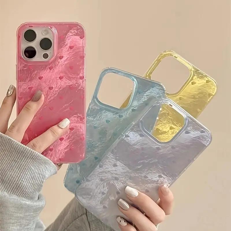 Colorful Sweetl Heart Vortex Pattern Phone Case For iPhone 11 12 13 14 15 16 Pro Max XS X XR 7 8 Plus SE2 16E Shockproof Cover