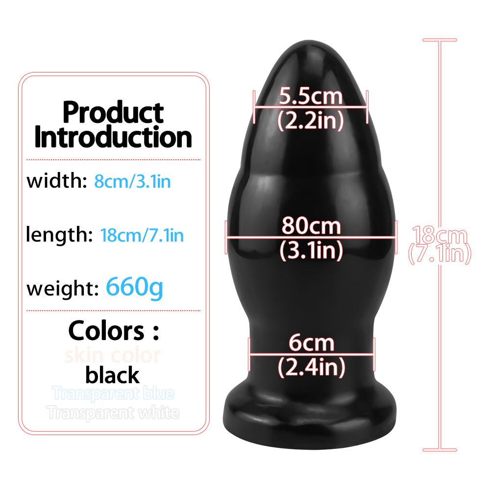 Extra-Large Anal Dilator: 9-Model Collection for Gay Fisting, Thickened PVC