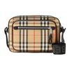 Burberry Borsa Fotografica in Pelle a Quadri Vintage Borsa a Spalla Unisex Giallo 8010152