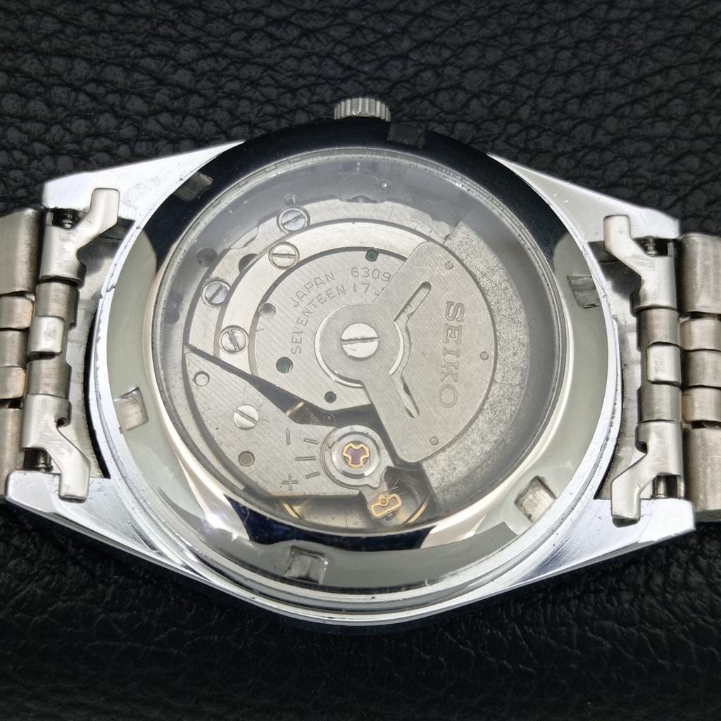 VINTAGE SEIKO 5 AUTOMATIC REFURBISHED JAPAN MENS WHITE DIAL WATCH A444277-1