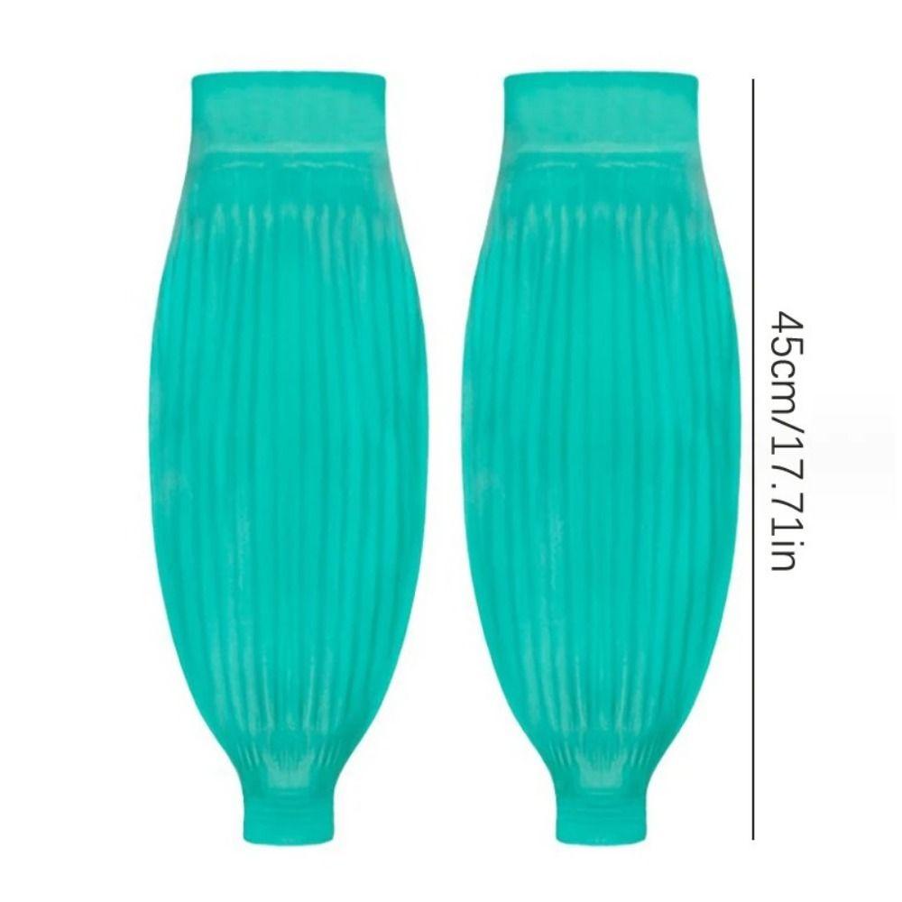 Waterproof Housekeeping Sleeve Cover Lengthening Arm Protector Durable Latex Arm Sleeves  Cooking