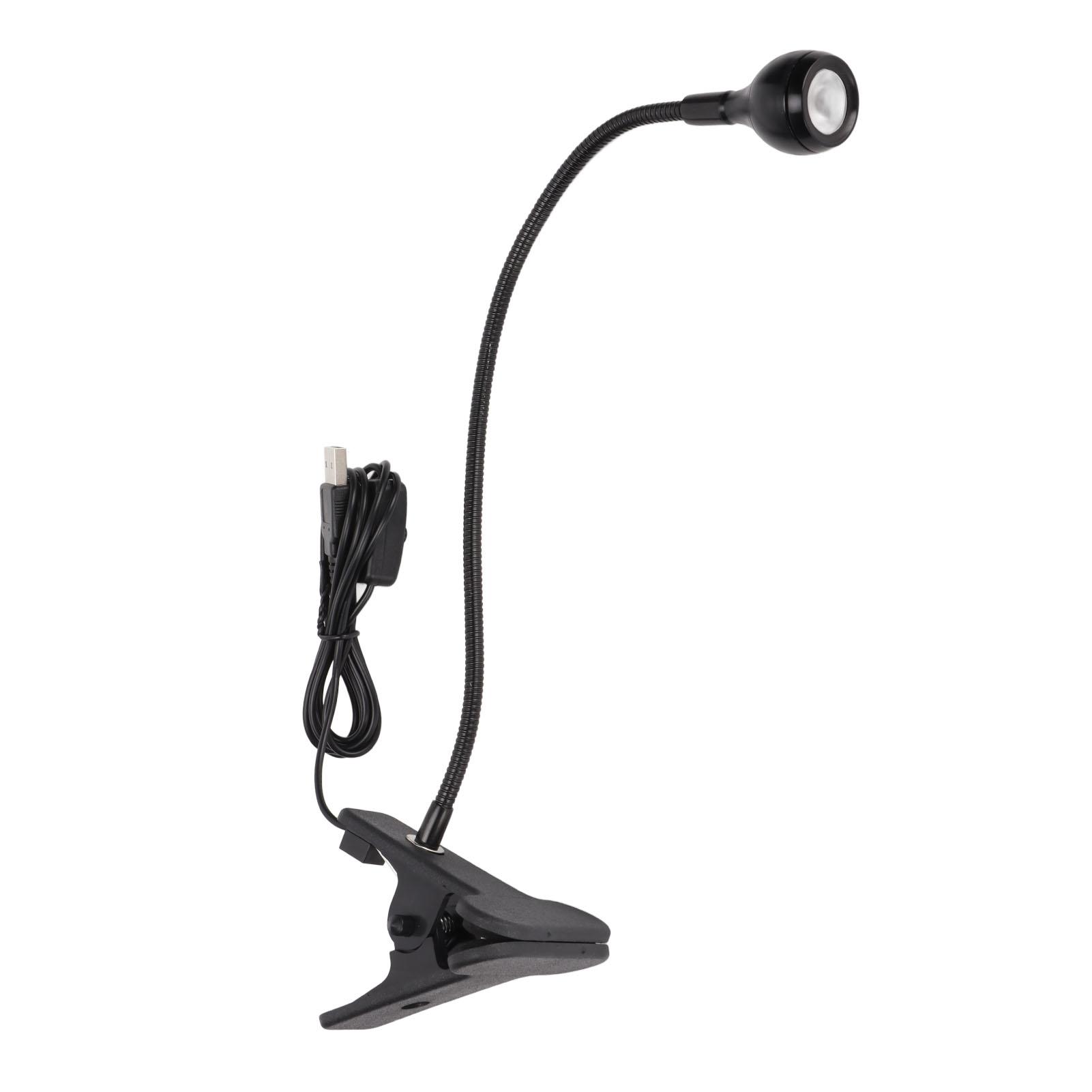 

3 Вт УФ-лампа для отверждения клея, регулируемая, из алюминиевого сплава, ABS, USB, светодиодная ультрафиолетовая лампа с зажимом