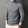 Men's High-End Half-Zip Winter Sweater - Thickened, Warm, Business Casual Pullover Knitwear