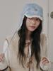 Olinkeompeulliteu Denim Poodle Trooper Hat (Light Blue Denim)