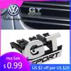For VW Volkswagen Jetta MK5 Golf ABS New GT SPORT Logo Car Styling Front Hood Grille Badge Emblem Sticker For Volkswagen VW Polo