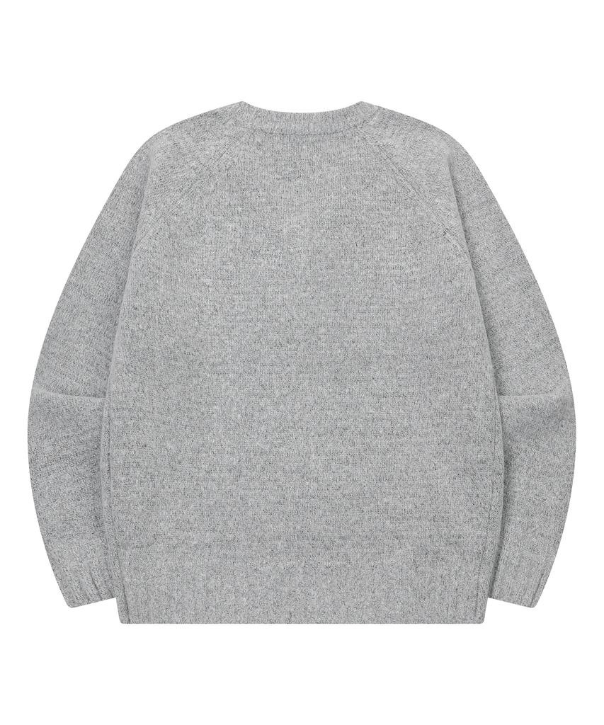 Mucent Noir Raglan V-Neck Knit (3 Colors)
