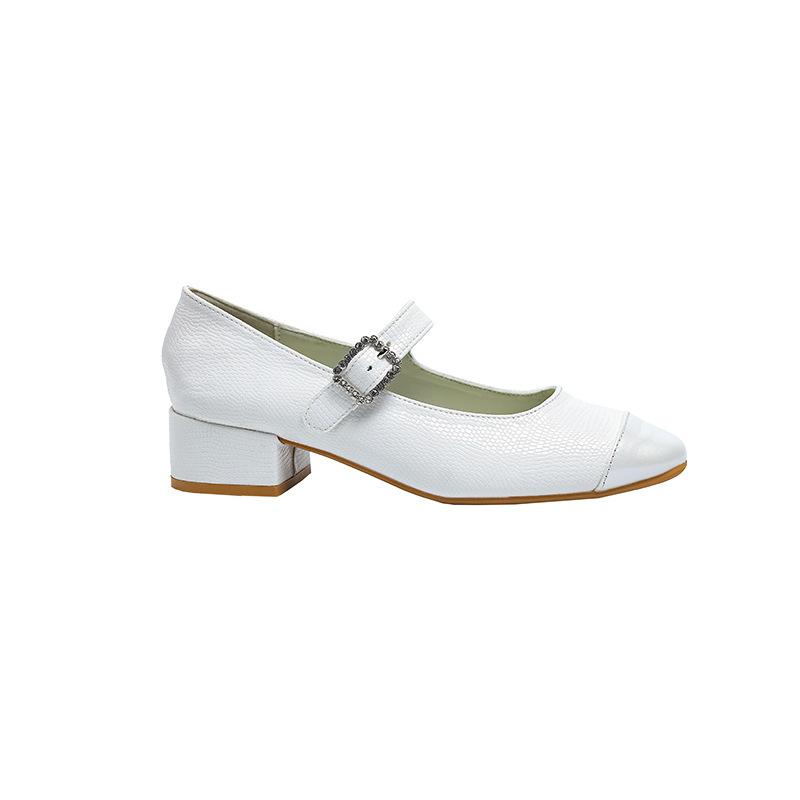 

Huizhou women s shoes Mary Jane shoes women s spring and autumn new small leather shoes with thick heels 40