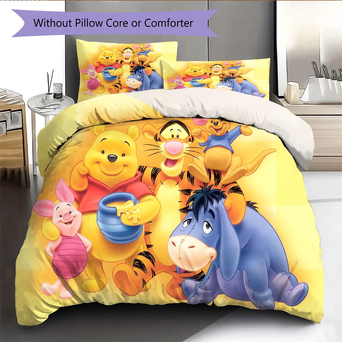 

Eeyore and Tigger & Winnie The Pooh Print Bedding Set, Warm and Cozy, The Perfect Choice To Decorate A Child s Bedroom. 135x200cm
