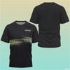 Neues Heißes 3D-Druck Boutique Tischtennishemd Trainings-T-Shirt Schweißaufnahme Bequemes Oberteil Badminton Sport Rundhals O N