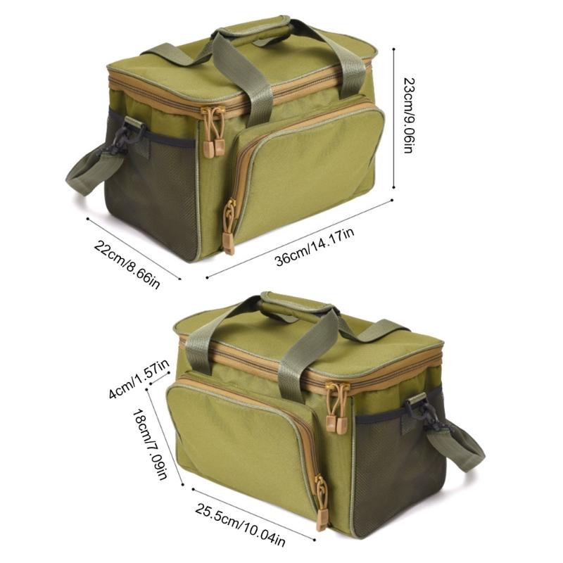 Multifunctionele Vistackle Lure Tas Schoudertas Tackle Tas Grote Capaciteit