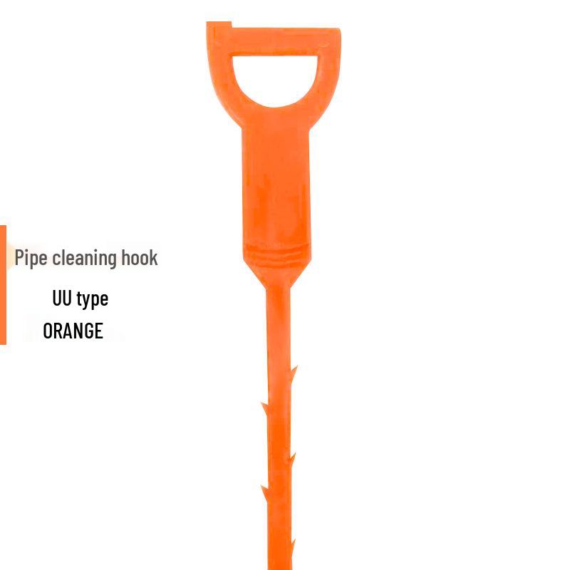D-Shaped Smiley Face Kitchen & Toilet Unclogging Hook
