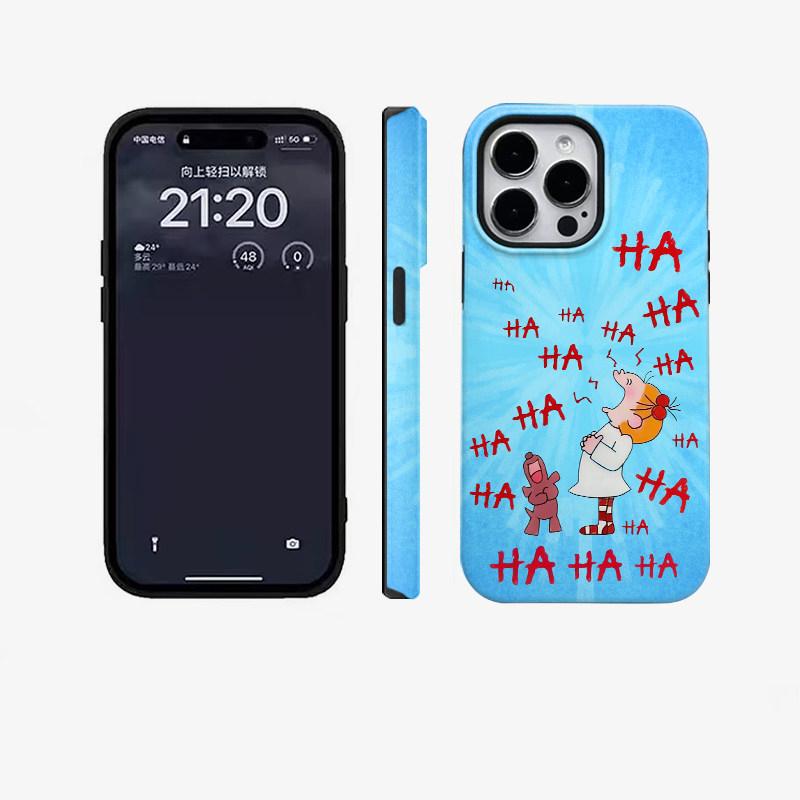 2-in-1 Super Stoßfeste Handyhülle Für iPhone 17 Pro Max 16 Pro 15 Plus 14 13 mini 12 11 16E 17 Air Vollständig Abgedeckt Modische Hülle