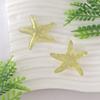 Shiny Glitter Starfish Cute Flat Back Resin Cabochons for Scrapbooking DIY Jewelry Craft Decoration Slime Accessories