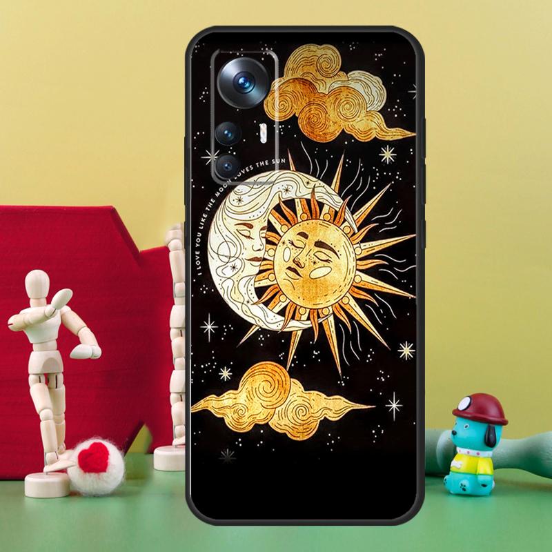 Sun Moon Face Case For POCO X5 X4 X3 F5 Pro M4 F4 GT C40 F3 Cover For Xiaomi 11T 12T Pro 13 11 12 Lite