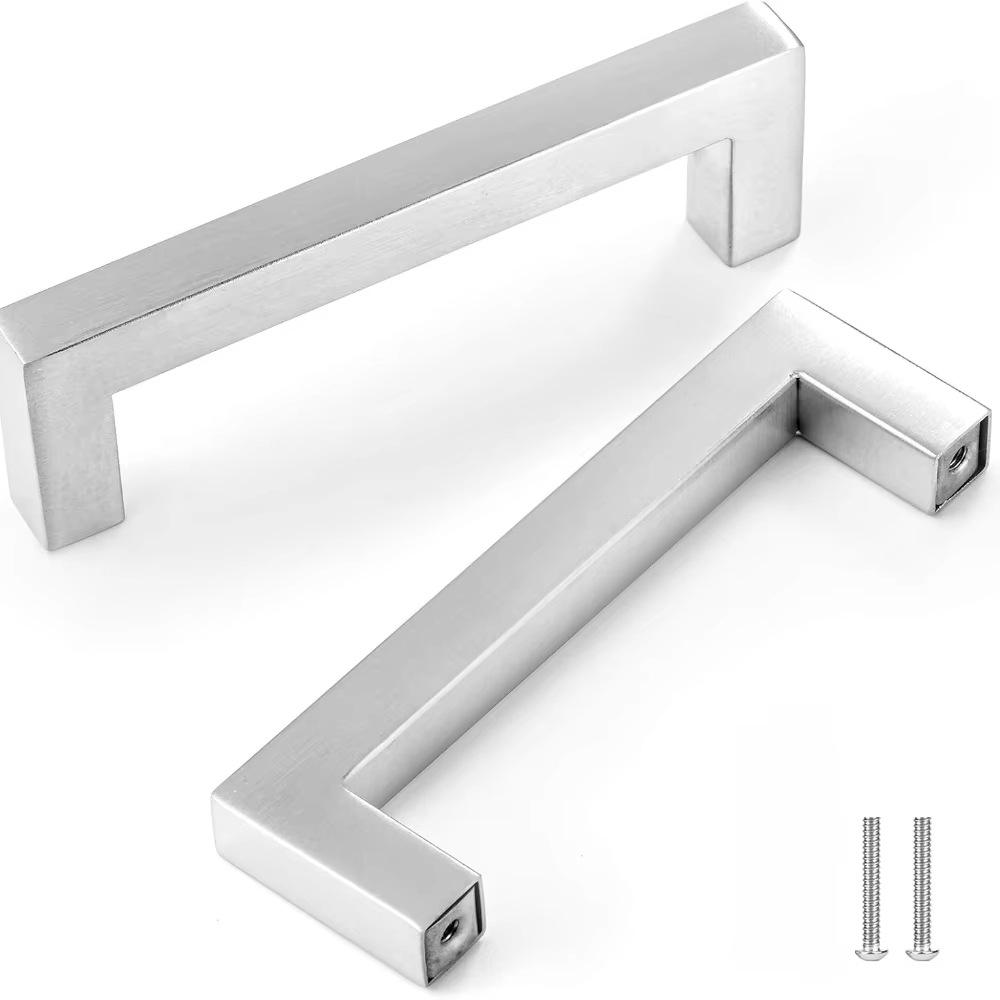 Brushed Gold & Black Stainless Steel Drawer Handle for Cabinets and Wardrobes