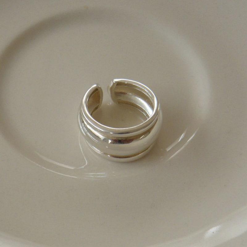 MERCURY [silver 925] Wide Wave Ring